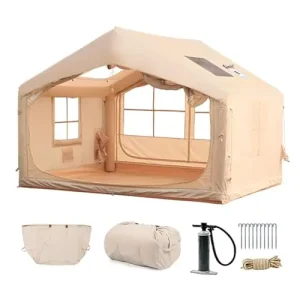 Inflatable Tent for Camping - 6-8 Person Ultra-Quick Setup